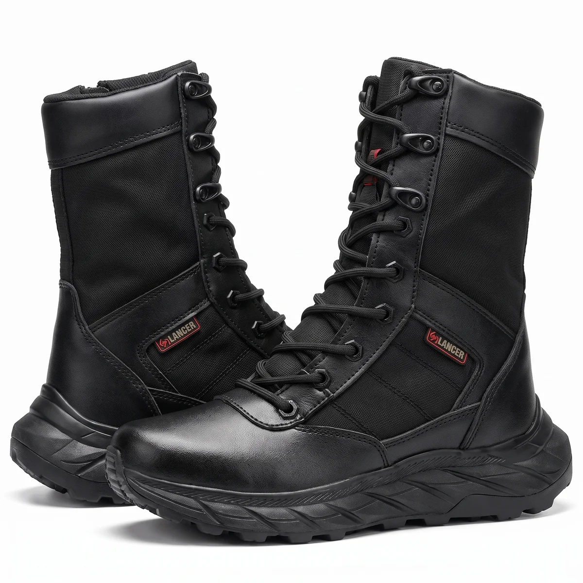 Botas Taticas Ultralivianas Facer - Negro Táctico