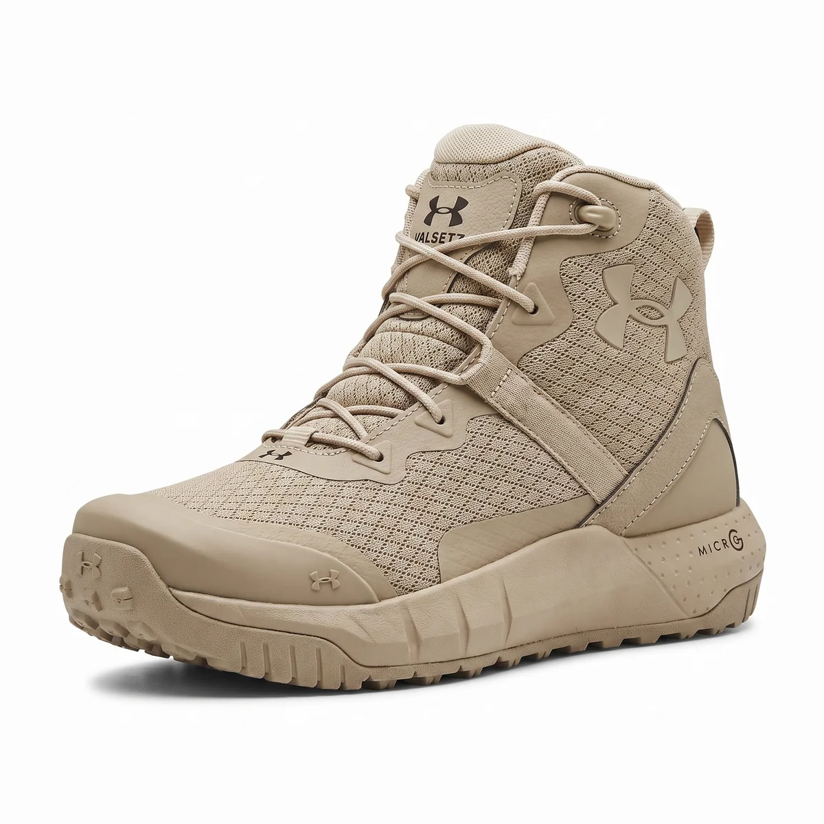 BOTAS TÁCTICAS FACER 5color beige./MORADO – CUERO ESTILO GAMUZA | CAÑA CORTA